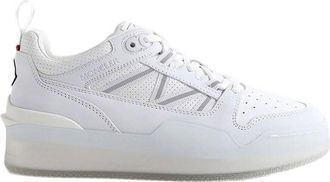 Moncler Witte Kalfsleren Lage Sneakers