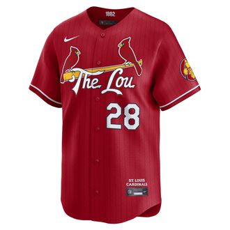 Nike Nolan Arenado St. Louis Cardinals City Connect Nike Mens Dri-FIT ADV MLB Limited Jersey in Red | T7LMSC9SC9-00K