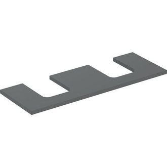 Keramag Keramag - Plaque De Lavabo Geberit One, D&eacute;coupe Double, Pour Lavabo &Agrave; Poser