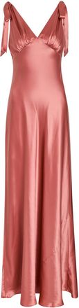Reformation Pernille Silk Dress - Pink - S (UK8-10 / S)