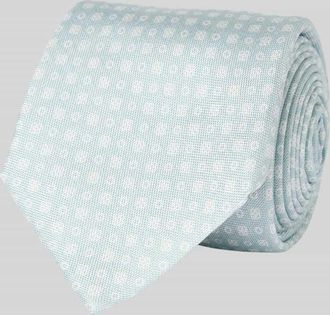 Gierremilano Seidenkrawatte mit feinem Strukturmuster in Lind, Gr&ouml;&szlig;e 1