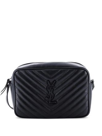 Saint Laurent Lou Camera Bag Matelasse Chevron Leather Small crossbody bag - Nero