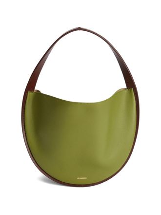 Jil Sander Womens Pivot Leather Shoulder Bag