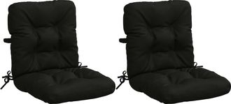 vidaXL Cojines Para Sillas De Respaldo Alto En 2 Piezas Vianen 2 Pcs Vidaxl