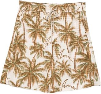 Amiri Shorts met moza&iuml;ekprint - Heren - Korte Broeken - Veelkleurig - XL - Korte Broeken