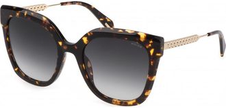 Police Womens SPLG19540909 SPLG1954 54 0909 Sunglasses - Brown - One Size