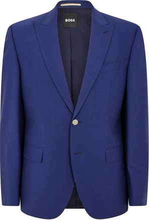 HUGO BOSS Mens Jeckson 3pcs 241 10257459 01 Suit in Medium Blue - Size 44 (Chest)