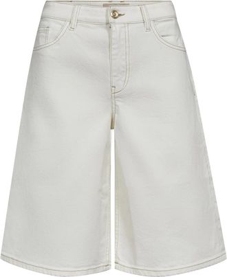 Mos Mosh Denim Shorts - Dames - Denim shorts - Wit - W28 - Denim - Korte Broeken