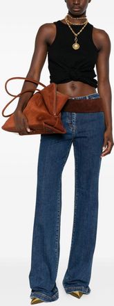 Etro Womens Jeans Straight Leg Blue Cotton