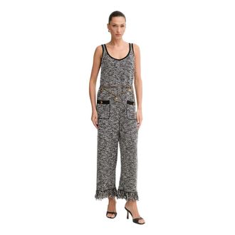 Elisabetta Franchi Donna, Jumpsuits, Nero, XS, new