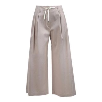 Jucca Wide Trousers, female, Beige, Size: XS Wide Trousers