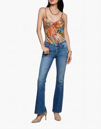 L'agence Cara Low Rise Bootcut Jeans In Cambridge