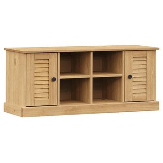 vidaXL Banco Zapatero Vigo Madera Maciza De Pino 106x35x45 Cm Vidaxl