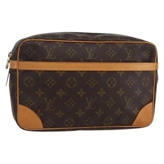 Louis Vuitton Pre-owned Clutches, female, Brown, Size: ONE SIZE Pre-owned Vintage Monogram Clutch