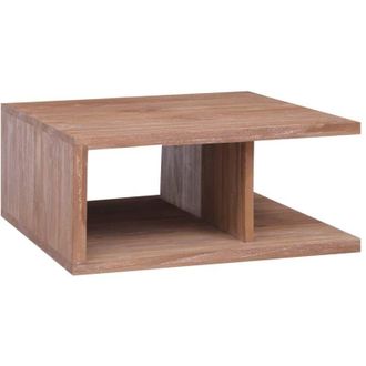 vidaXL Tavolino da Salotto 70x70x30 cm in Legno Massello di Teak - Vidaxl
