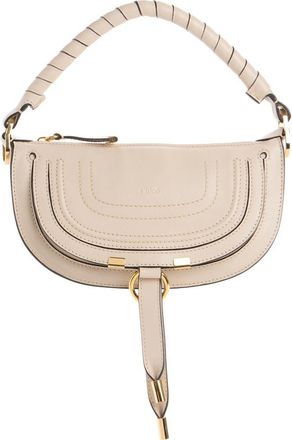 Chlo&eacute; Mini Marcie Leather Camera Shoulder Bag in Milk at Nordstrom