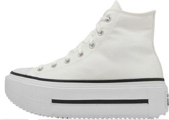 Converse Chuck Taylor All Star Lift Double Stack Hi White Black A12976C