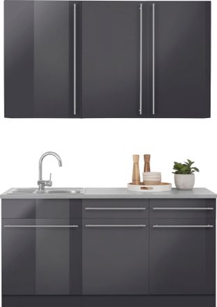 Wiho Küchen Pantryküche »Chicago« ohne E-Geräte, Breite 160 cm