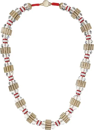 Roxanne Assoulin The Crimp Necklace in Light Vintage Gold/tomato at Nordstrom