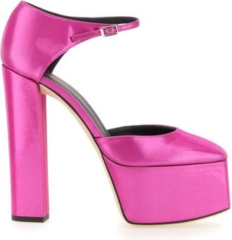 Giuseppe Zanotti Pink Ankle Strap Heels