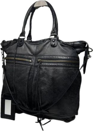 Balenciaga Pre-owned Vintage Handtas - Dames - Vintage Handtas - Blauw - ONE Size - Leer - Vintage