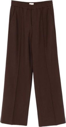 Closed Broeken, Dames, Bruin, XS, Wijde broek