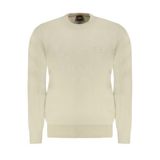 HUGO BOSS Beige Cotton Mens Mens Sweater