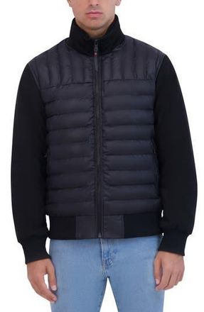 Robert Graham Water Repellent Quilted Bomber Jacket in Black at Nordstrom Rack, Size Medium