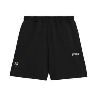 Barrow Casual Shorts, male, Black, Size: XS Bermuda Shorts In Fleece