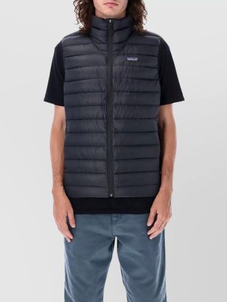 Patagonia puffer sleeveless vest high neck