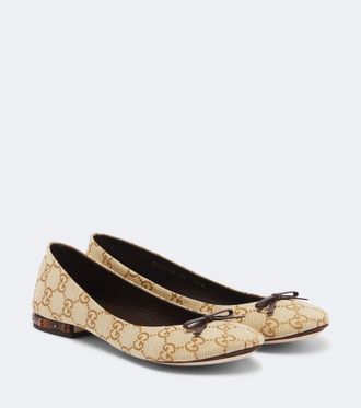 Gucci GG canvas ballet flats