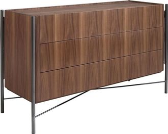 Angel Cerdá Cómoda madera y acero oscurecido