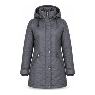 Danwear Gewatteerde jas - Dames - Mantels - Blauw - Maat: S Fleece
