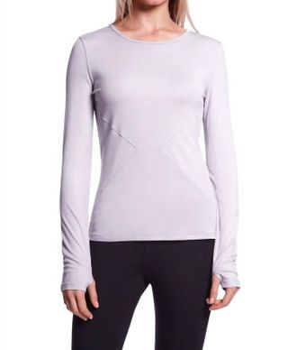 Capsule 121 Newton Top In Dusty Lilac