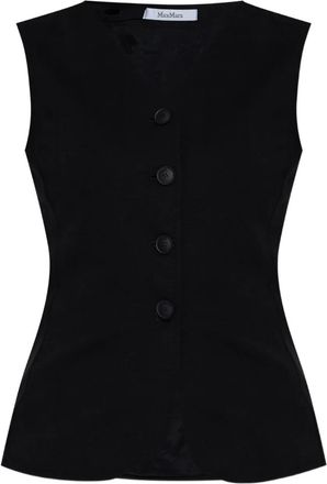 Max Mara Gilet strutturato - Nero