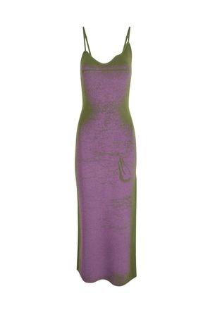 Ph5 Flash Light Reflective Stretch-knit Midi Dress - Lilac - XS (UK6 / XS)