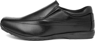 US Brass Stud Mens Black Formal Shoe - Size 11 UK - Black