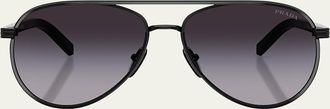 Prada PR B57S Aviator Steel Sunglasses