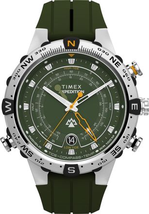 Timex Expedition North Tide/temp/compass Mens Green Watch TW2Y14400 Silicone - One Size