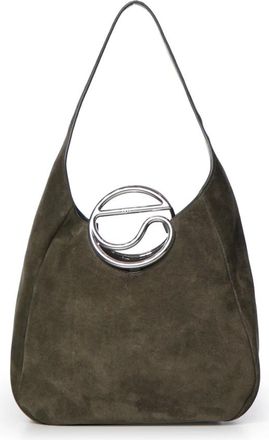 Coperni C Hobo Tas - Dames - Tassen - Groen - Maat: ONE Size Zijde