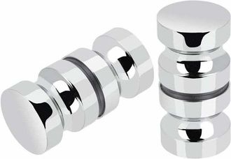 Elle 2 Pares De Manijas De Acero Inoxidable Para Puertas Corredizas De Mamparas De Ducha, Manijas Para Mamparas De Ducha De Vidrio Para Ba&ntilde;o, Cocina, Hogar