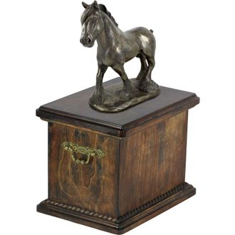 OEM Condado - Urna Para Cenizas De Caballo, Urna Con Estatuilla, Elegante Urna Con Un Caballo De Art-dog