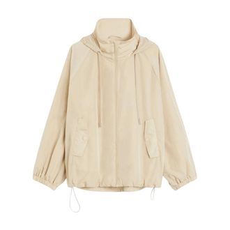 Max Mara Stylish Windbreaker Jacket with Hood