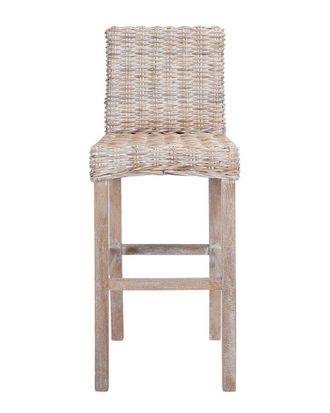 Safavieh Tobie Rattan Bar Stool