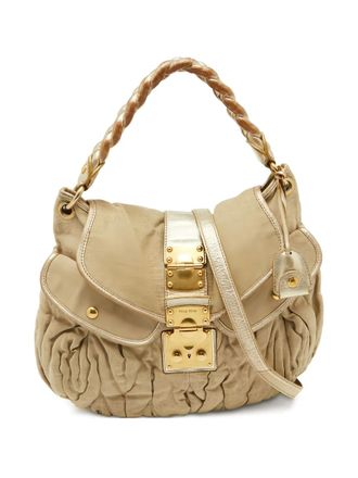 Miu Miu Coffer shoulder bag - Neutrals
