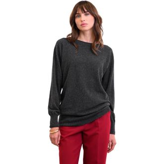 Celtic & Co. Geelong Slash Neck Sweater in Charcoal at Nordstrom, Size X-Large