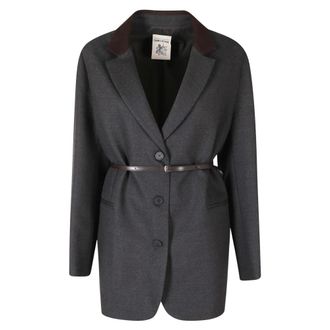 Semicouture Blazer - - Jackets - Donna - Grigio - S