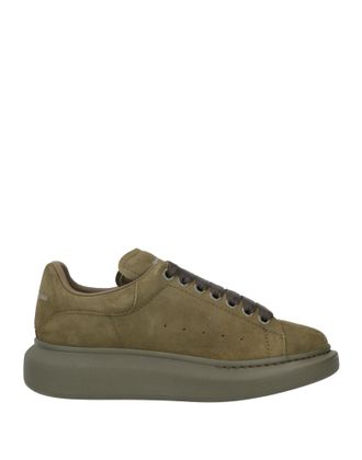 Green leather sneakers online