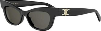 Celine Celine - Triomphe Zonnebril - unisex - Accessoires - Zwart - Maat: 53 MM Nylon