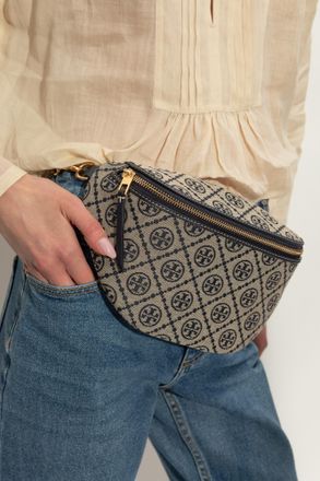 Tory Burch T Monogram Belt Bag, Womens, Beige